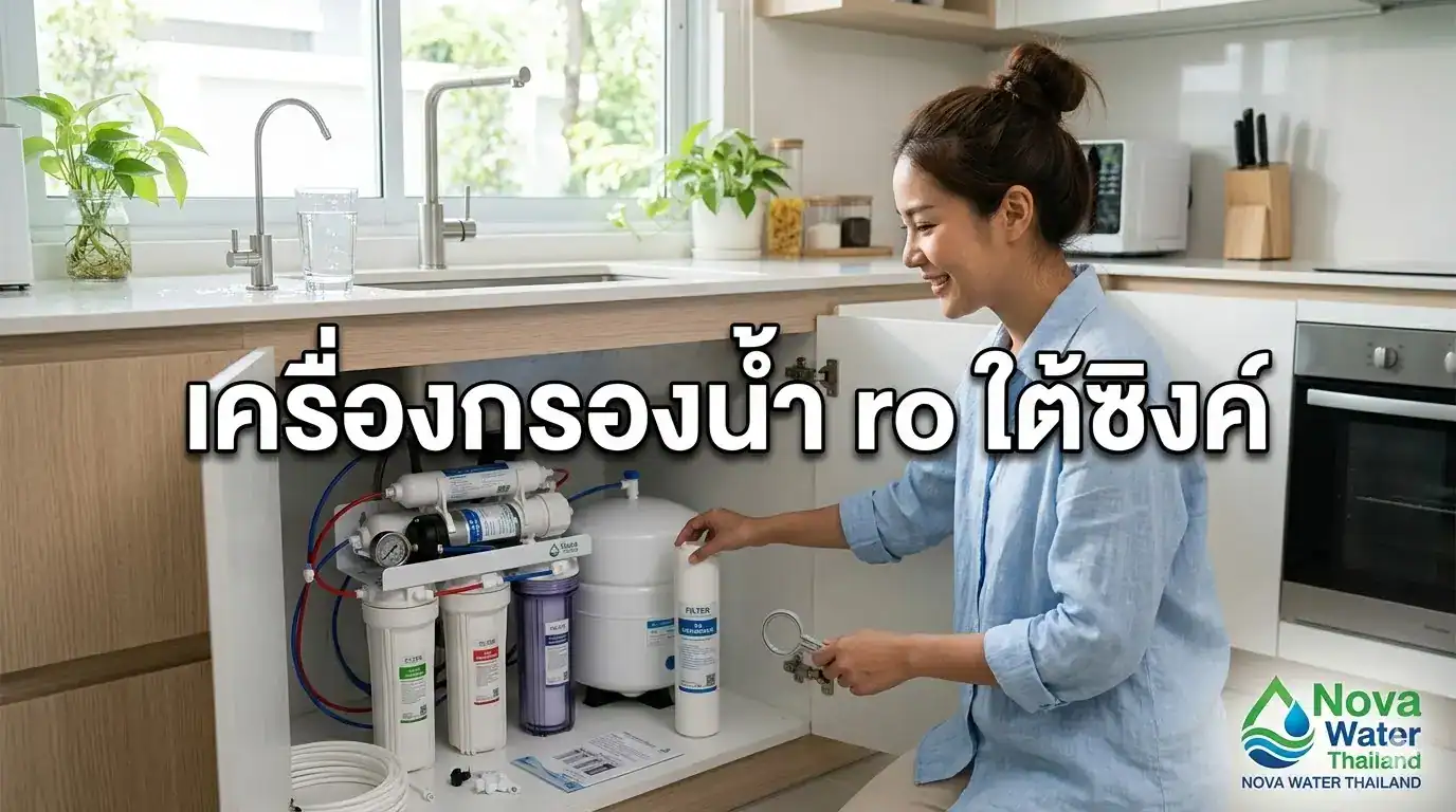 เครื่องกรองน้ำ ro ใต้ซิงค์ - Nova Water เครื่องกรองน้ำคุณภาพ 2569